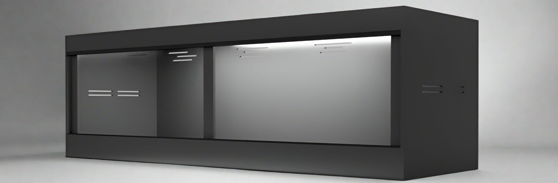 6x2x2 High Visibility W/Sliding glass