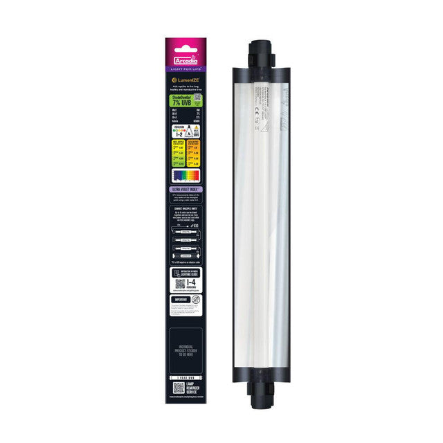 Arcadia LumenIZE Pro T5 UVB Kit, ShadeDweller 7% UV-B, 8 Watt