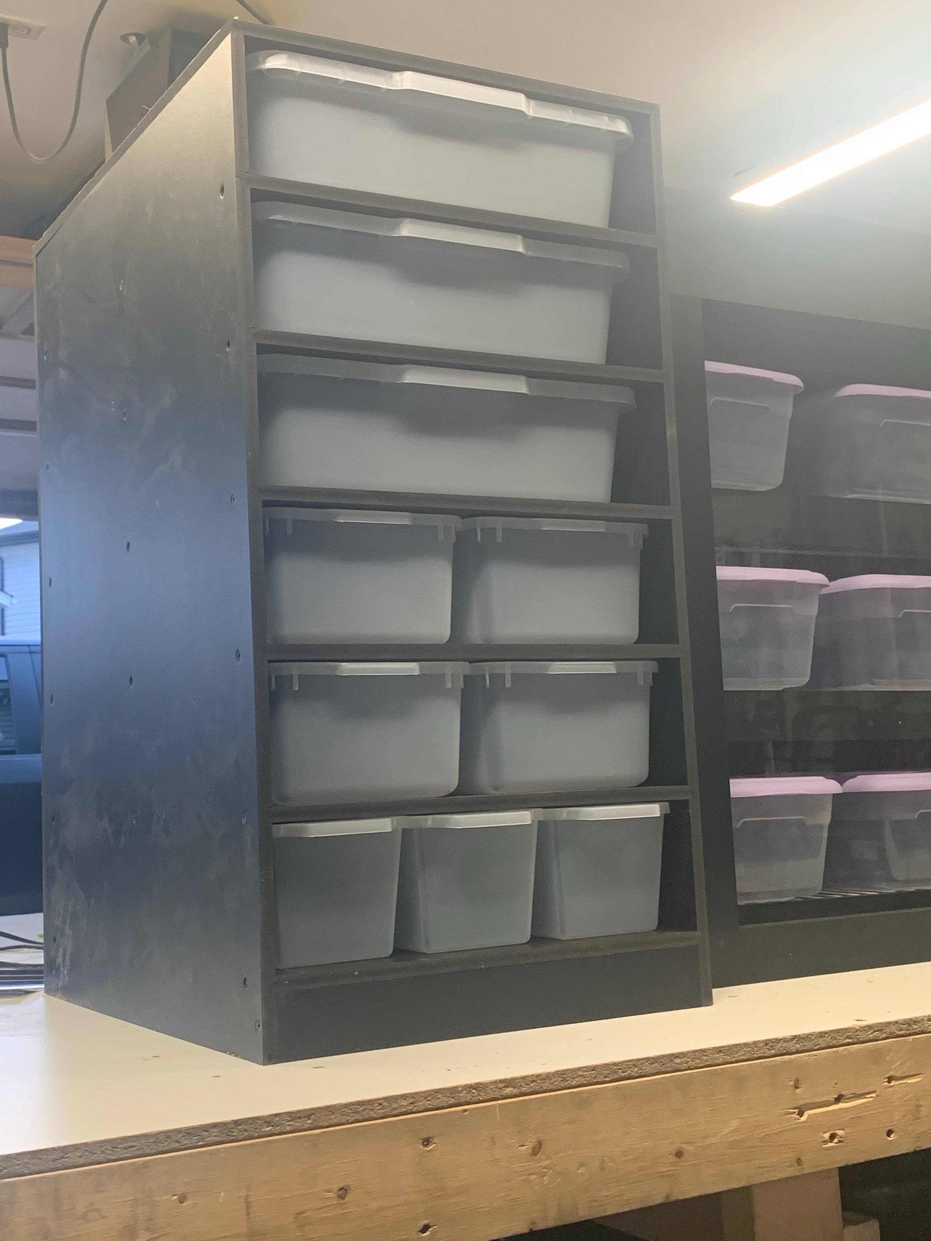 6 shelf rack to fit VE 108 series tubs