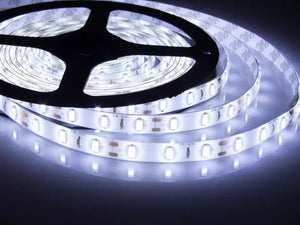 LED lighting for racks with dimming controller
